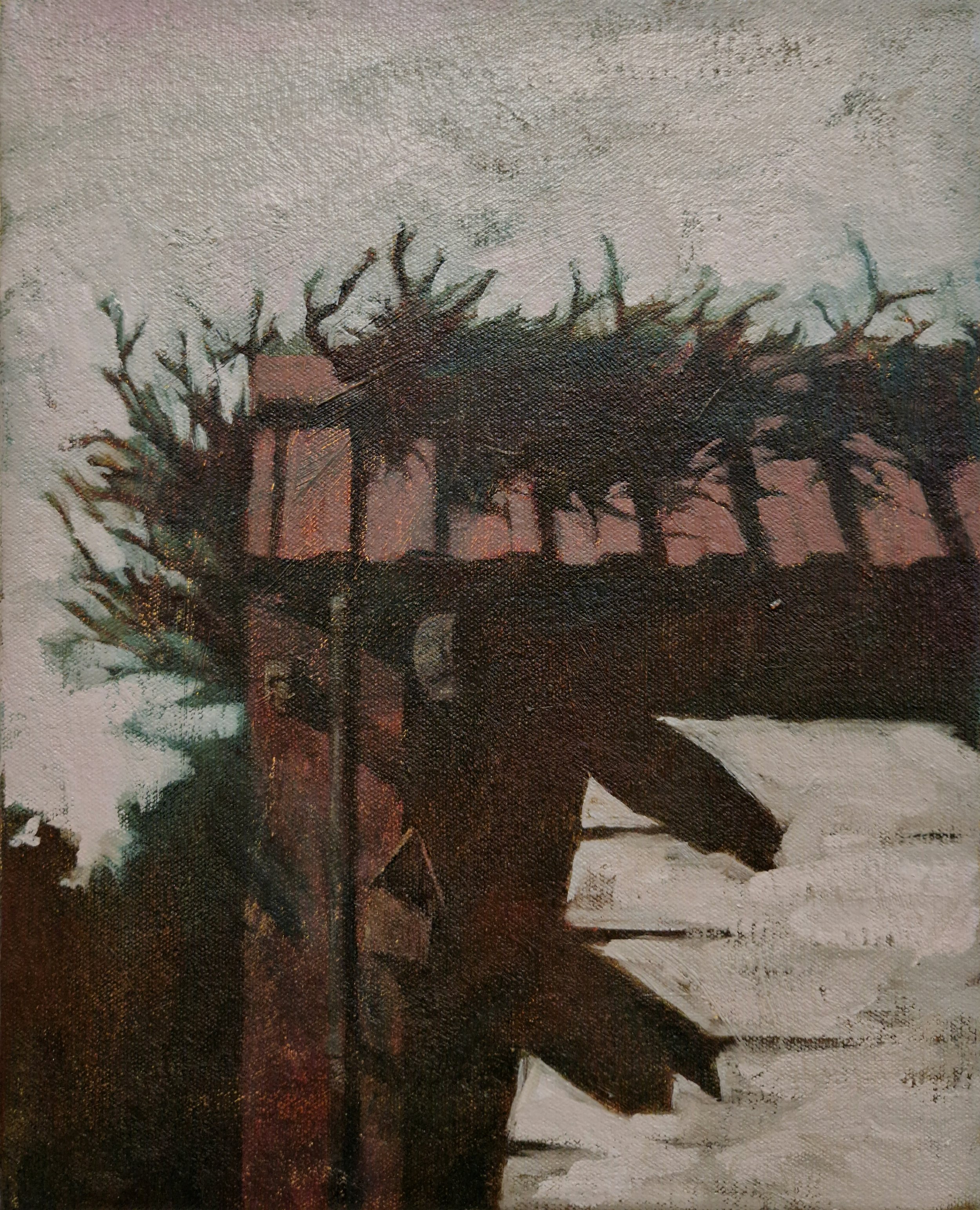 Crown of Thorns, 2026. 30 x 25cm