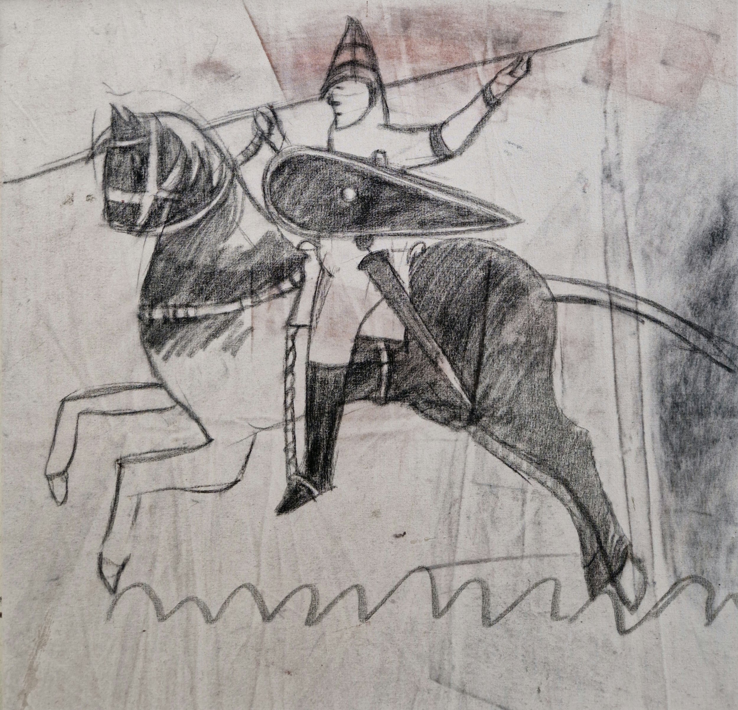 Self-Portrait 1000 years ago, 2025
60 x 60cm 