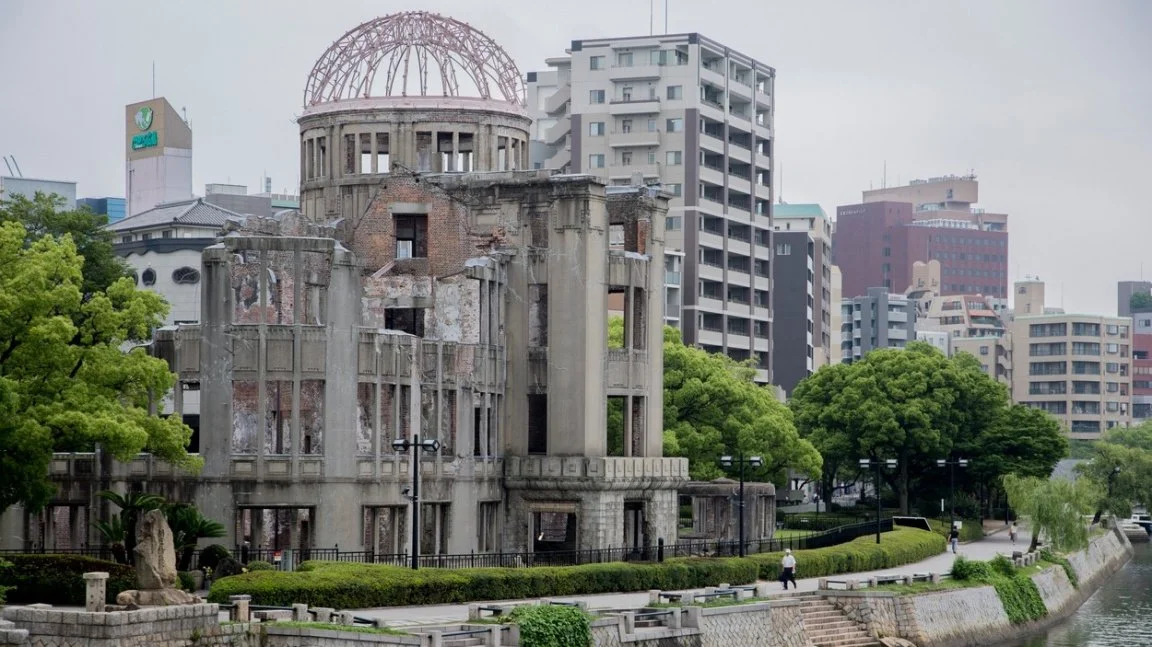 The Hiroshima Peace Memorial (Genbaku Dome) in Japan. Originally the Hiroshima Prefectural Industrial Promotion Hall designed by Jan Letzel. (c) Profimedia