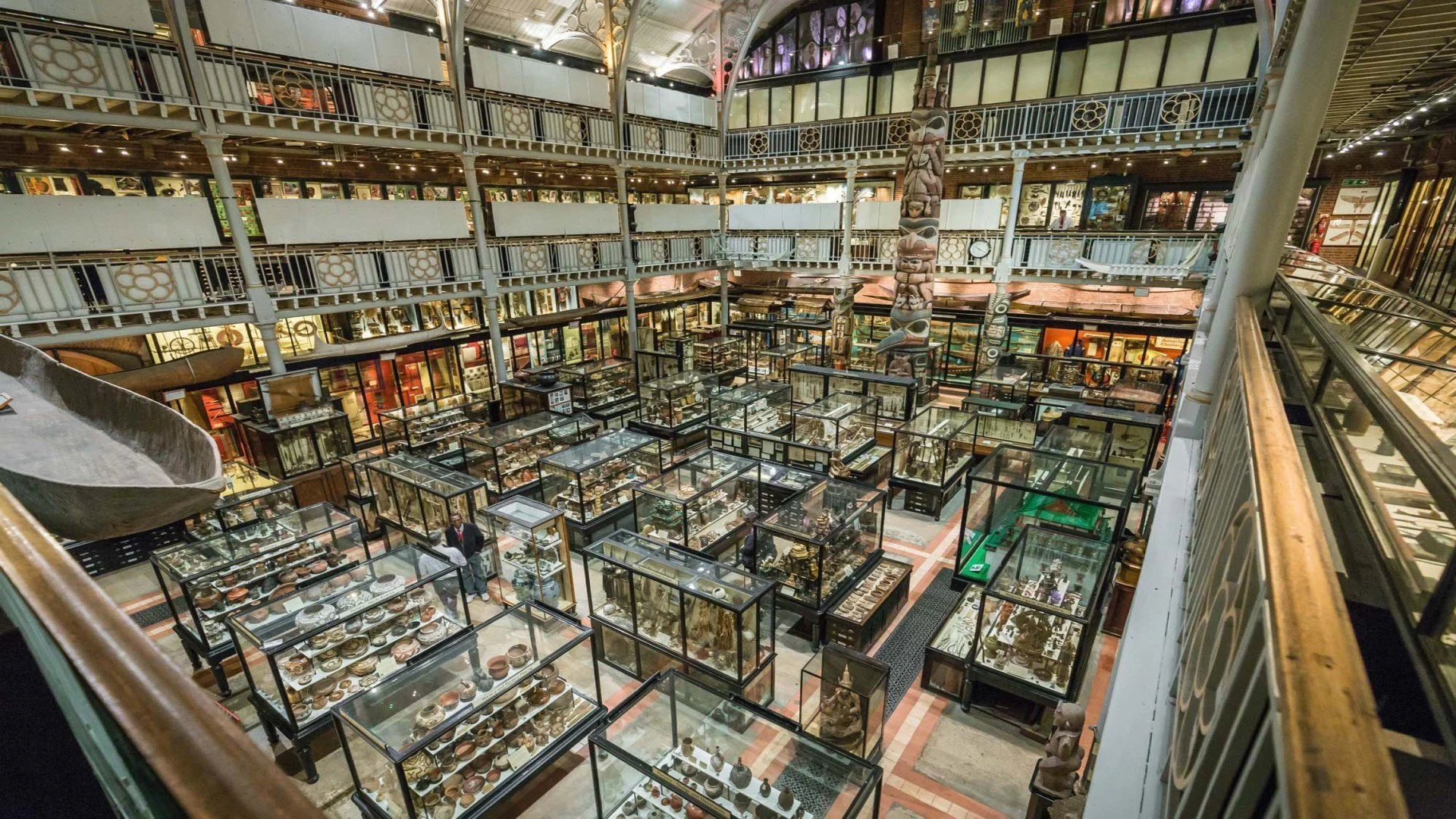 Figure 11: Main gallery of the Pitt Rivers Museum, Oxford. Photo: Pitt Rivers Museum