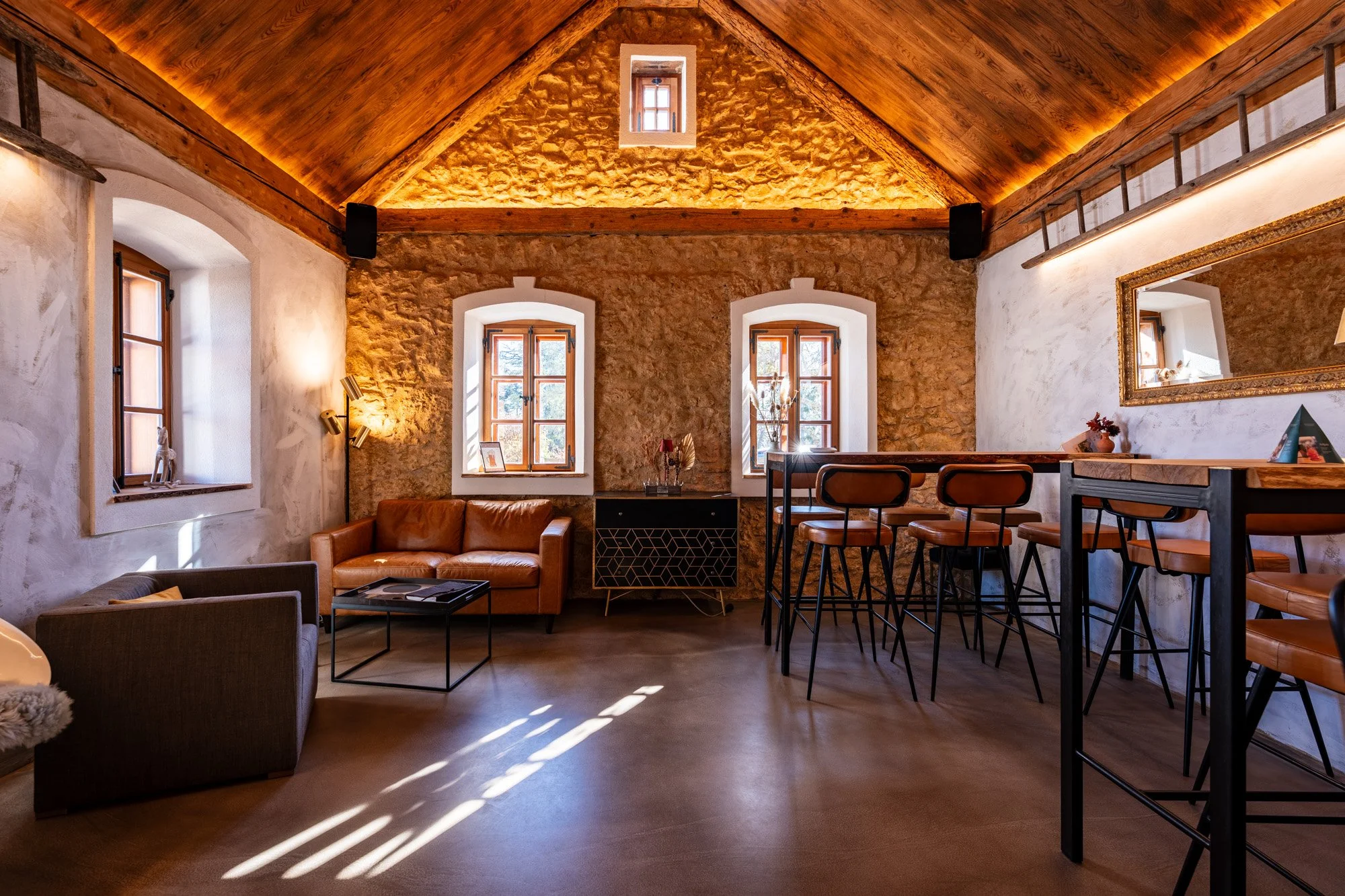 Innenansicht Richtung Aufenthaltsbereich