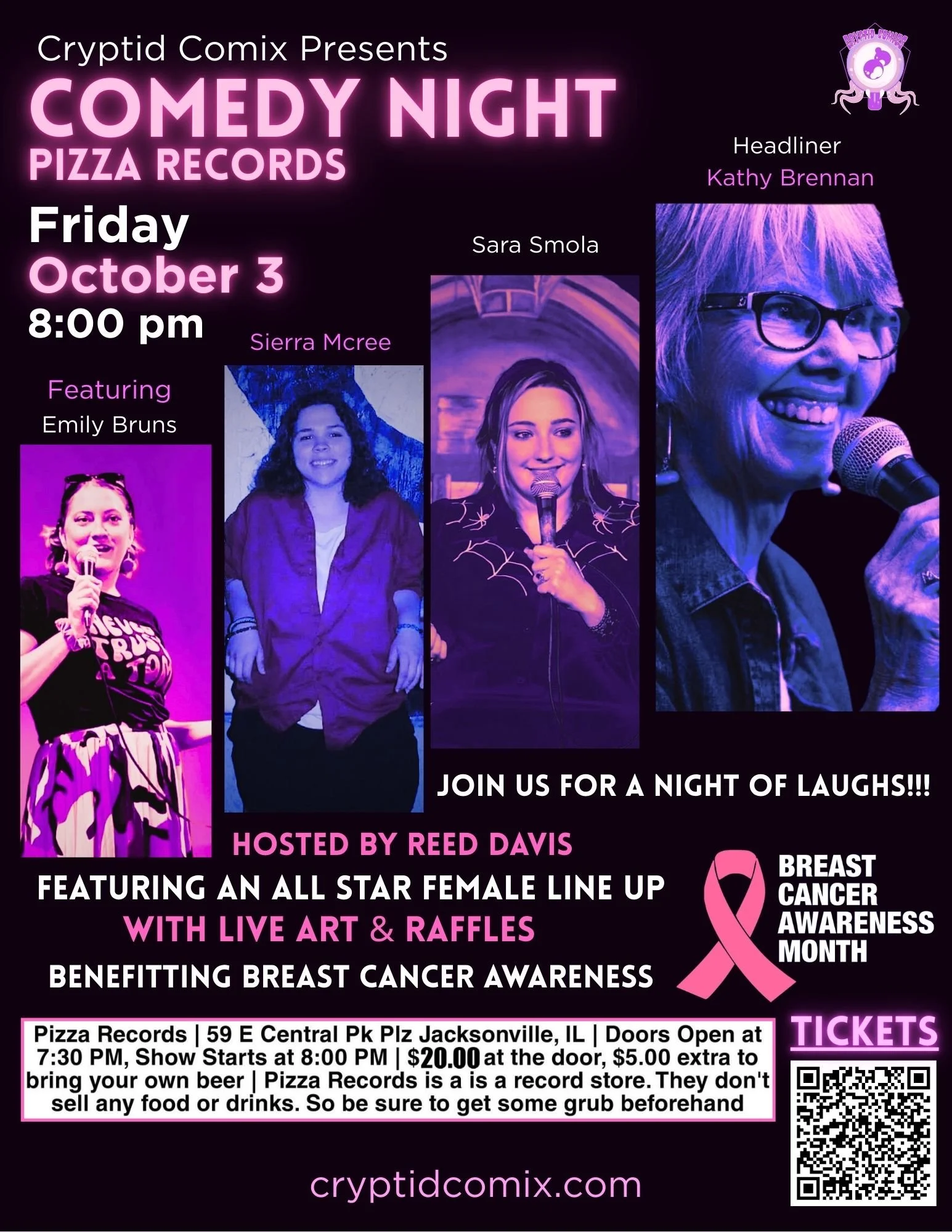 Comedy Night at Pizza Records