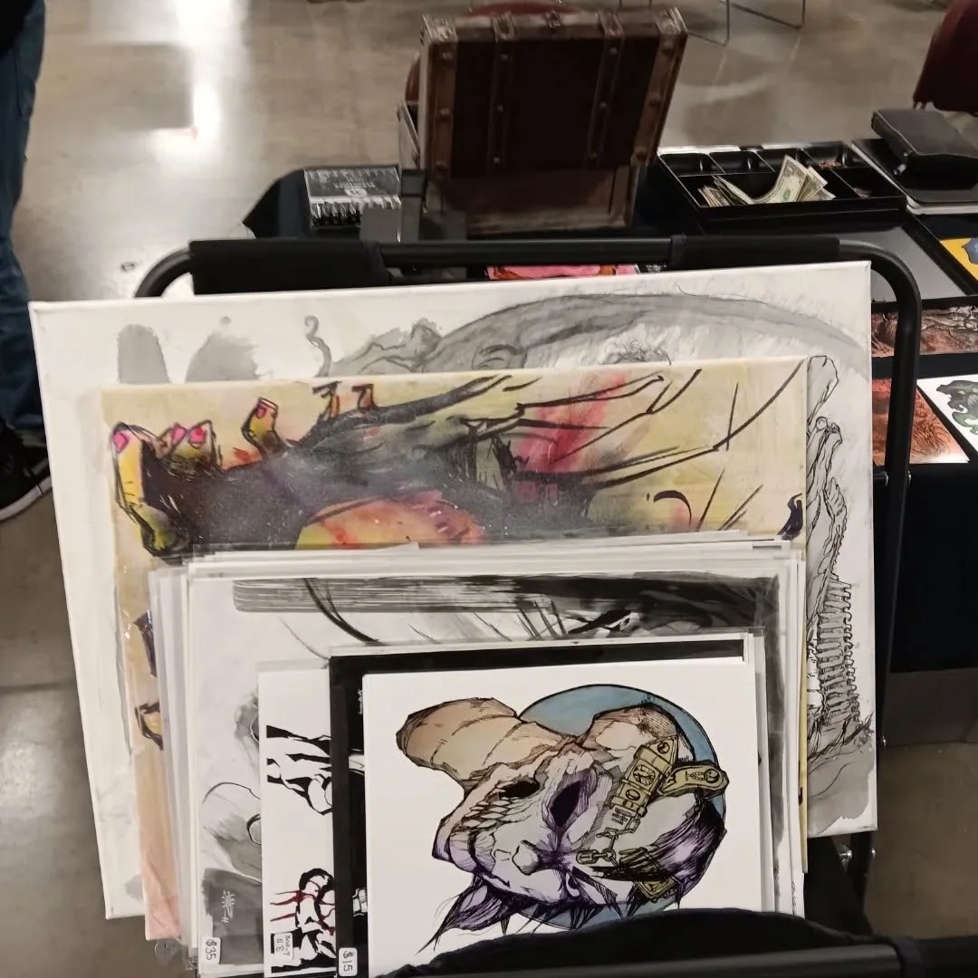 Bloomington! We out here!!! Come check the new spread and grab my first fan art print in ages!!!
.
.
.
.
.
#artoftheday #fyp #artoﬁnstagram #convention #artist #indiecomic #comicbooks #comicbookconvention