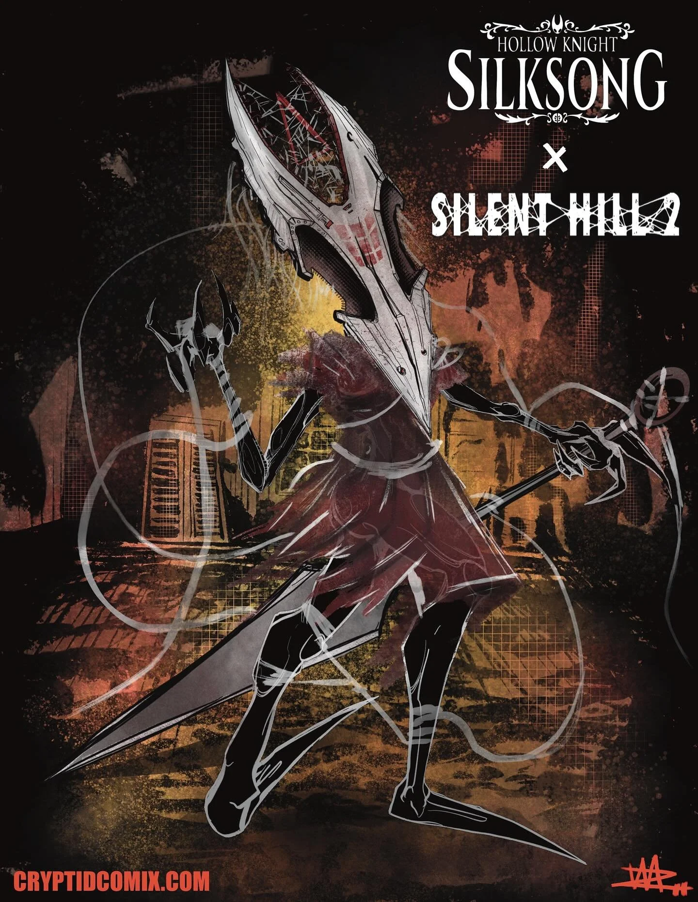 My first fan art mashup! Hoping to do a lot more of these as I continue to hit the convention scene. Prints will be available online soon!!!

What should I mashup next???
.
.
.
.
.
#artist #artoftheday #fanart #silksong #hollowknightfanart #hollowkni