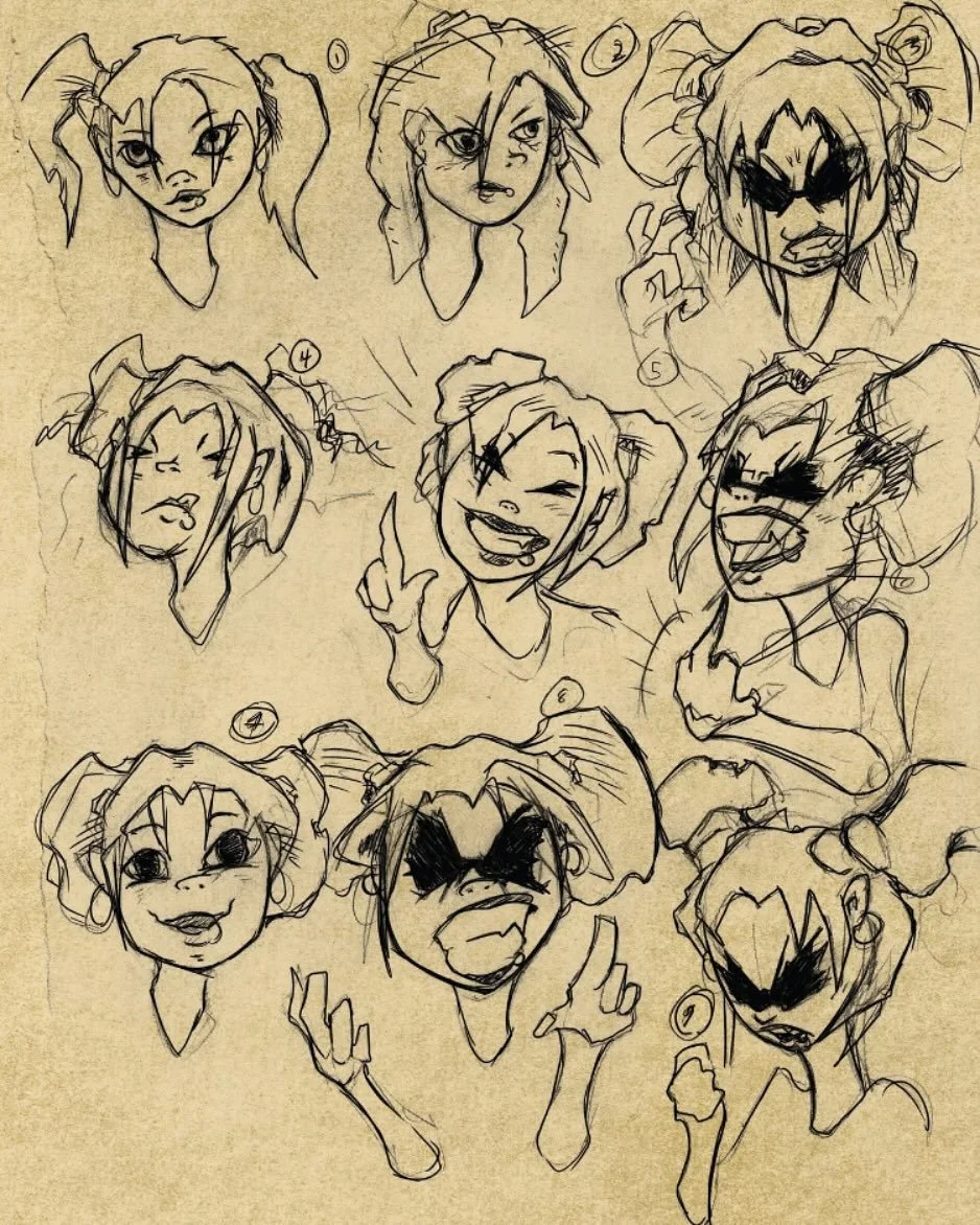 RR Throwback Day 2. The first concept art of my #protagonista Jenna Larson. 

Managed to nail a design I liked with Jenna right out of the gate. Riley&rsquo;s girlfriend and a fearless warrior. Jenna kills monsters through sheer anger and brute force