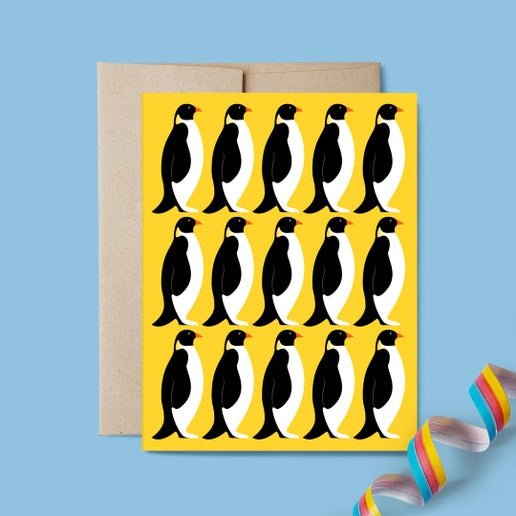 Graphic Penguins Everyday Card