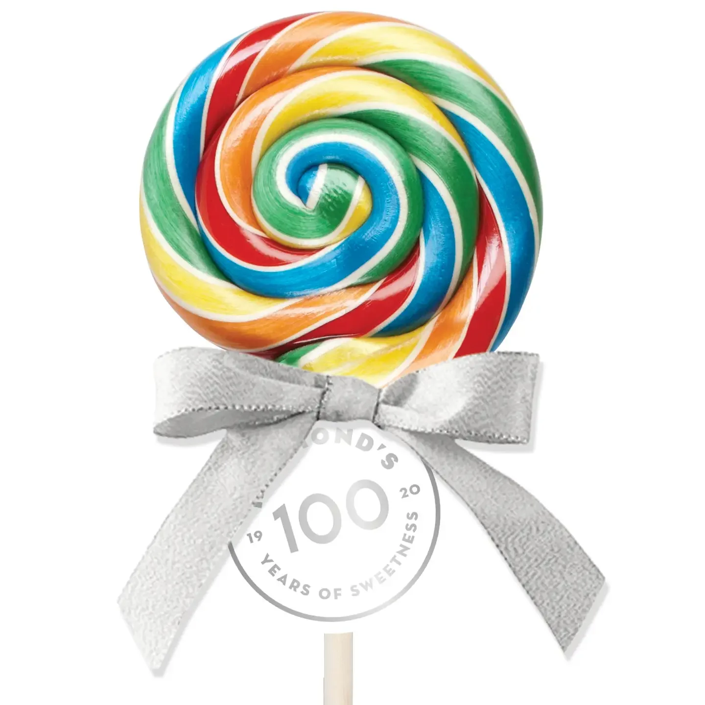 Handmade Lollipop - Rainbow Blast Fruit Punch (2 oz.)