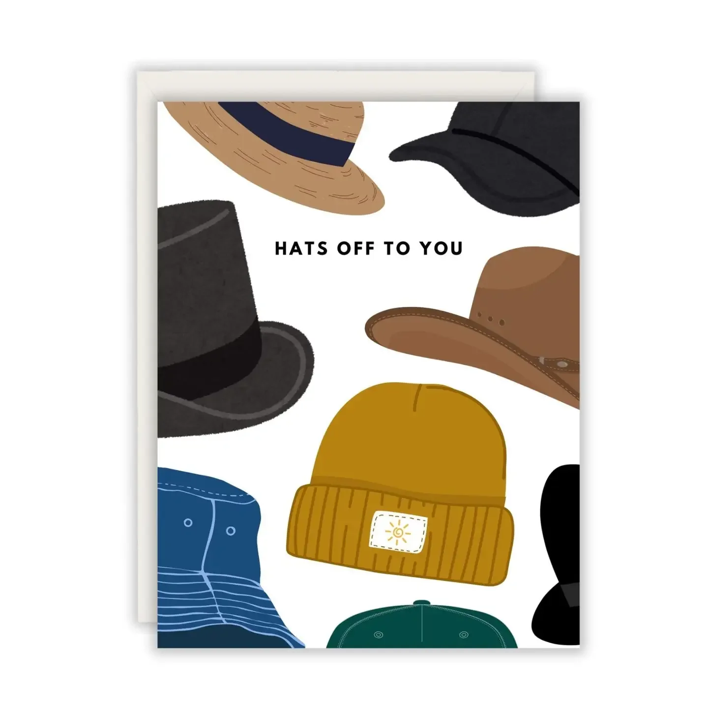Hats Off To You Funny Congrats Card
