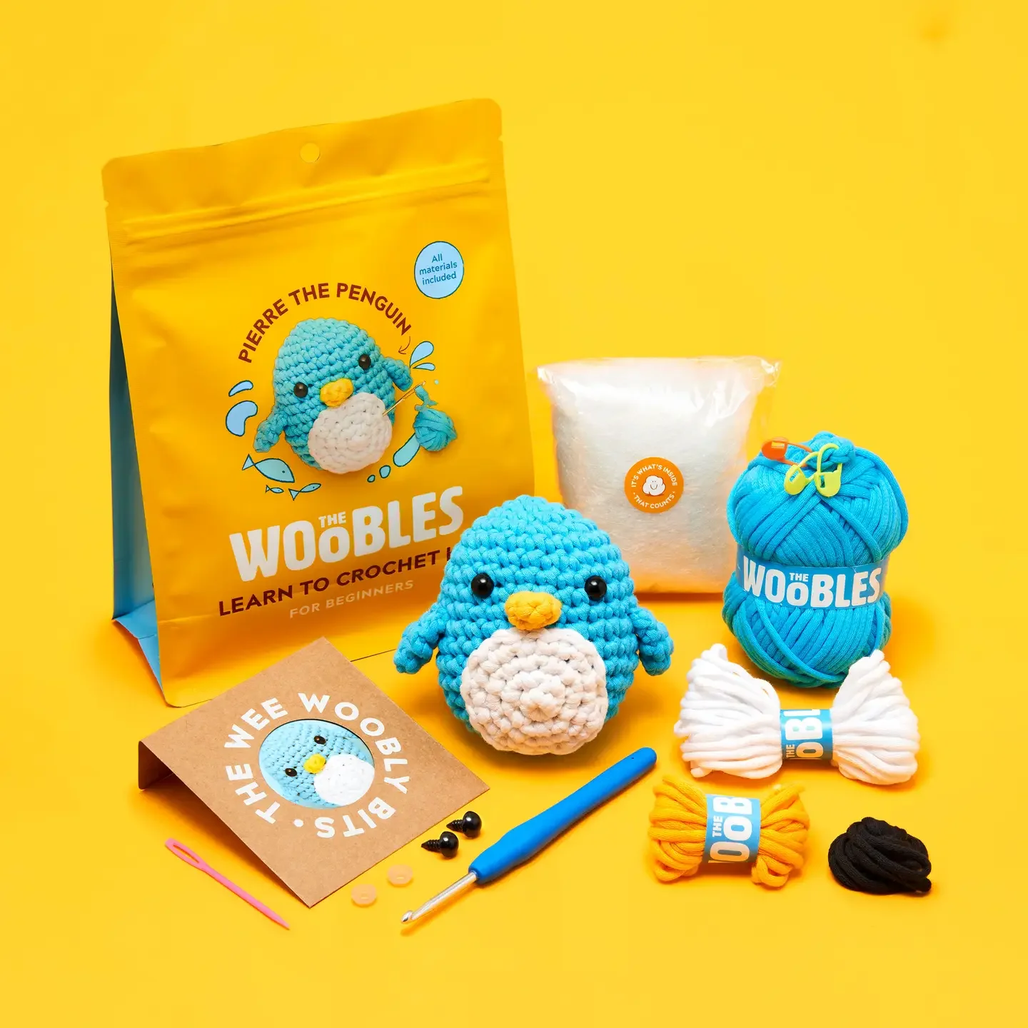 Pierre the Penguin Beginner Crochet Kit