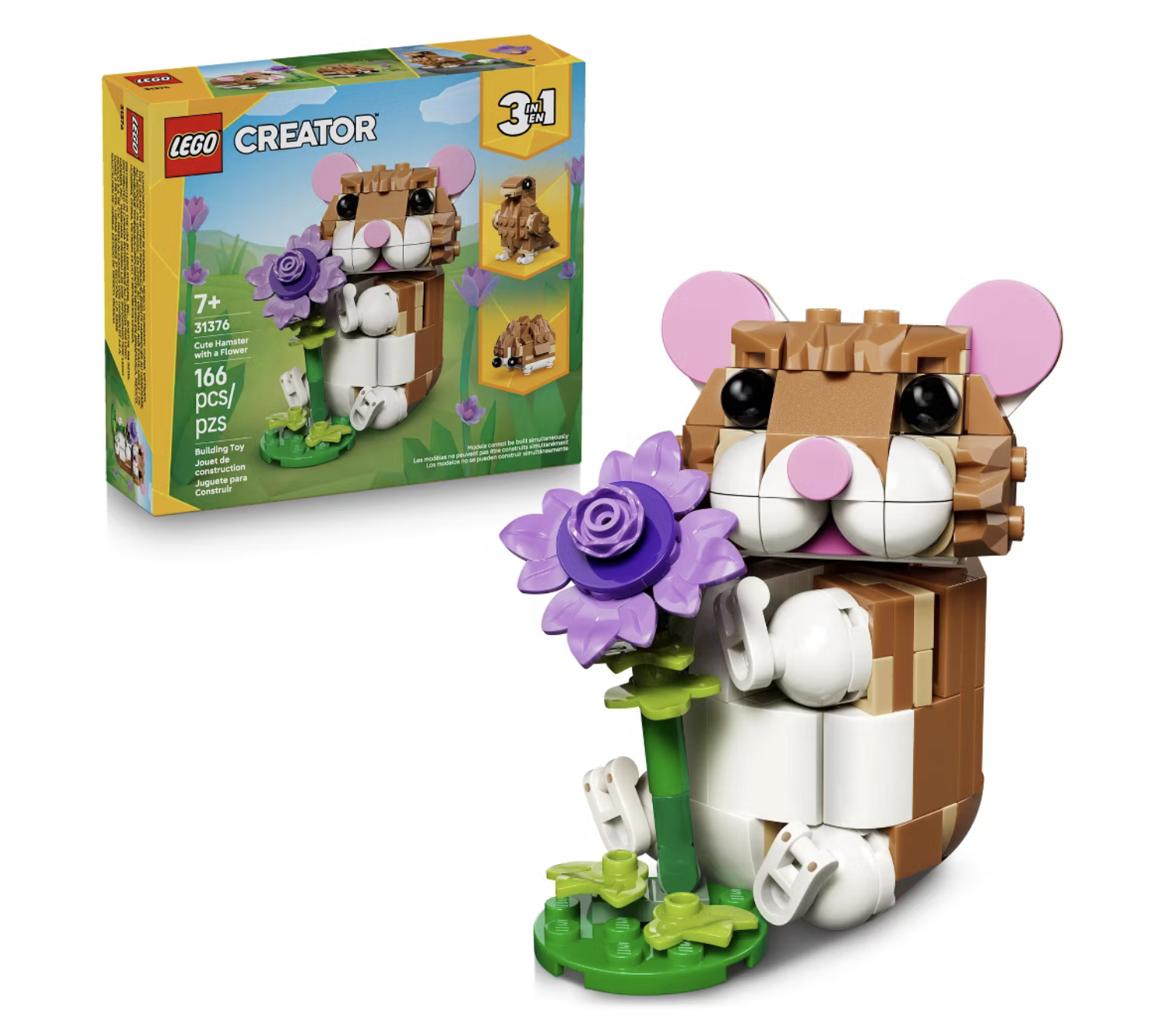 LEGO Creator Cute Hamster With A Flower