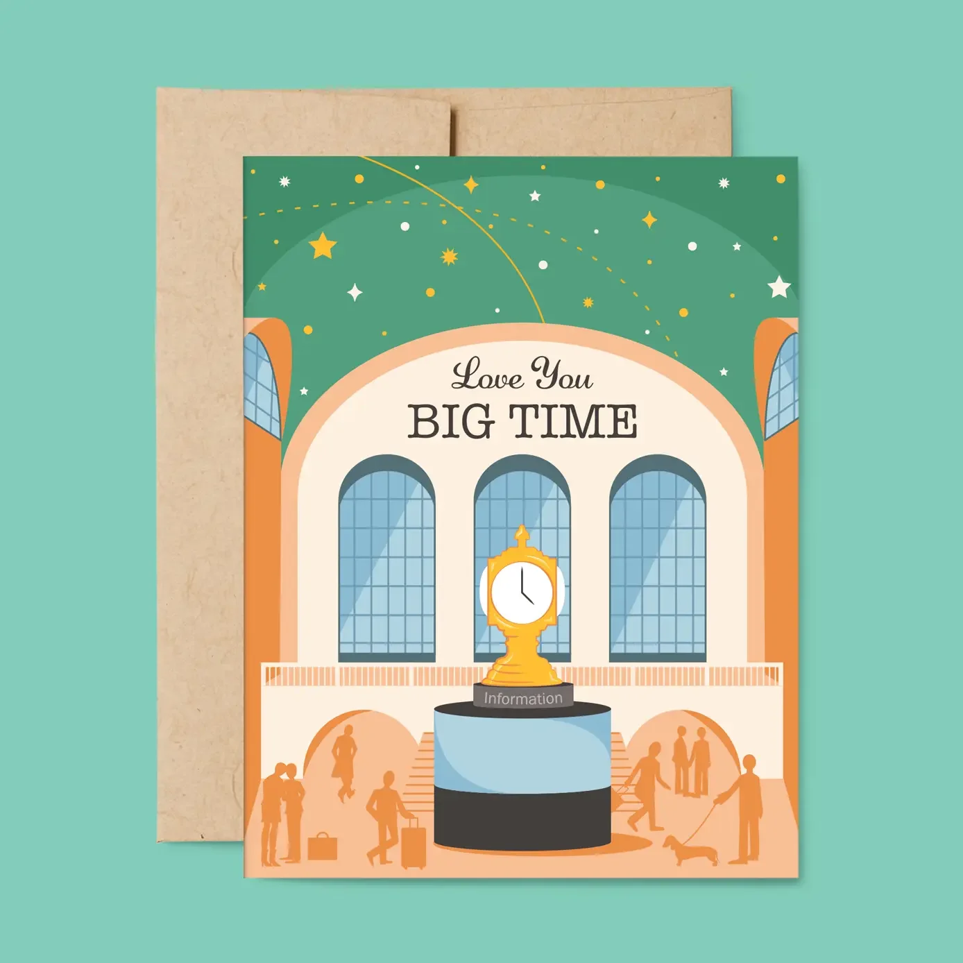 Love You Big Time - NYC (Grand Central) Card
