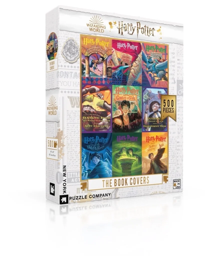 Harry Potter Book Cover Collage - 500 Piece Jigsaw Puzzle