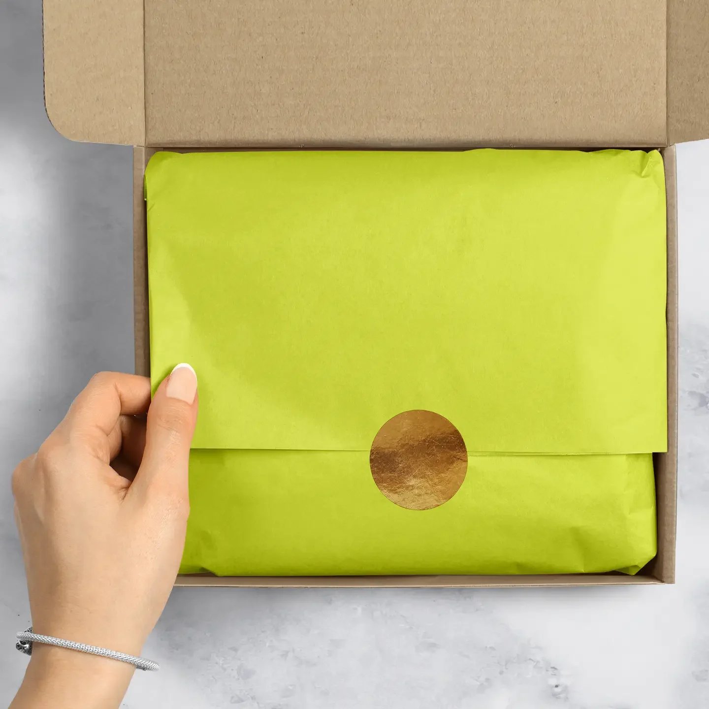 Solid Color Tissue – Neon Yellow