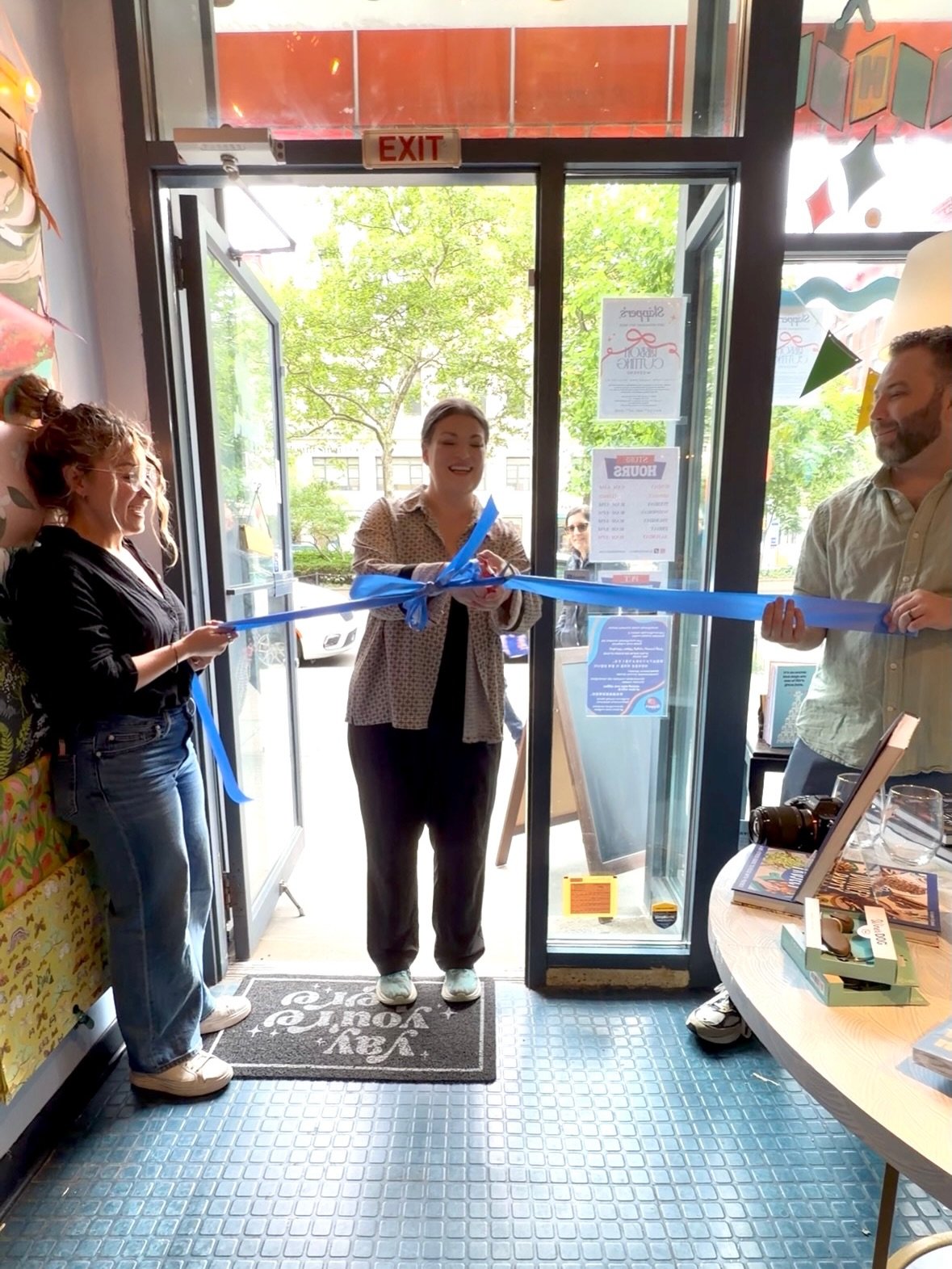Thank you to our incredible supporters, vendors, and friends, for an amazing Ribbon Cutting Weekend! 🎀⛵️ That rainstorm was no competition for our incredible community! It is an honor to be Morningside Heights' dedicated gift shop. ✨

And a VERY spe
