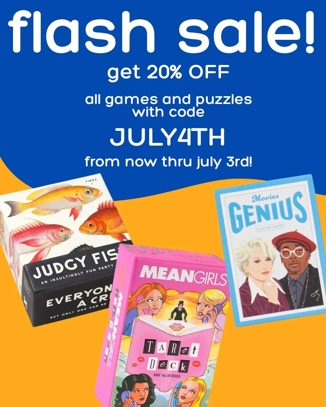Want to bring the perfect gift to the cookout this weekend? 🧩 Use code JULY4TH for 20% OFF all games and puzzles from Skipper's!

Visit our 🔗 in bio to snag this deal (with SAME-DAY LOCAL DELIVERY) through July 3rd. 

#gamenight #july4thparty #part