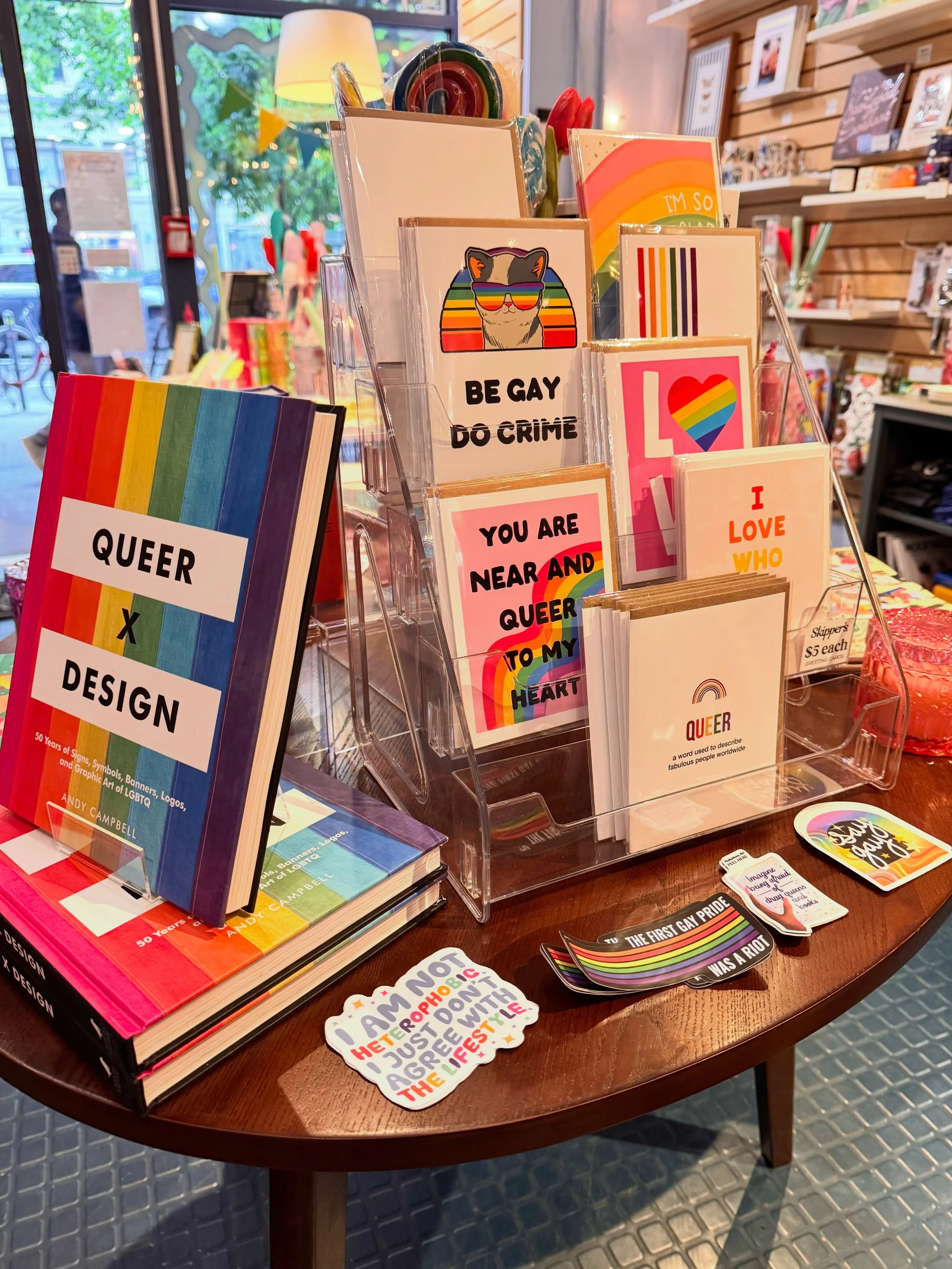 Did someone say P ❤️ R 🧡 I 💛 D 💚 E 💙 ?

Sounds gay. We're in.

Stop by Skipper's for your last minute Pride gifts, before the parade! We've got all kinds of treats to make your queer friends and family feel seen -- because this world is better wi
