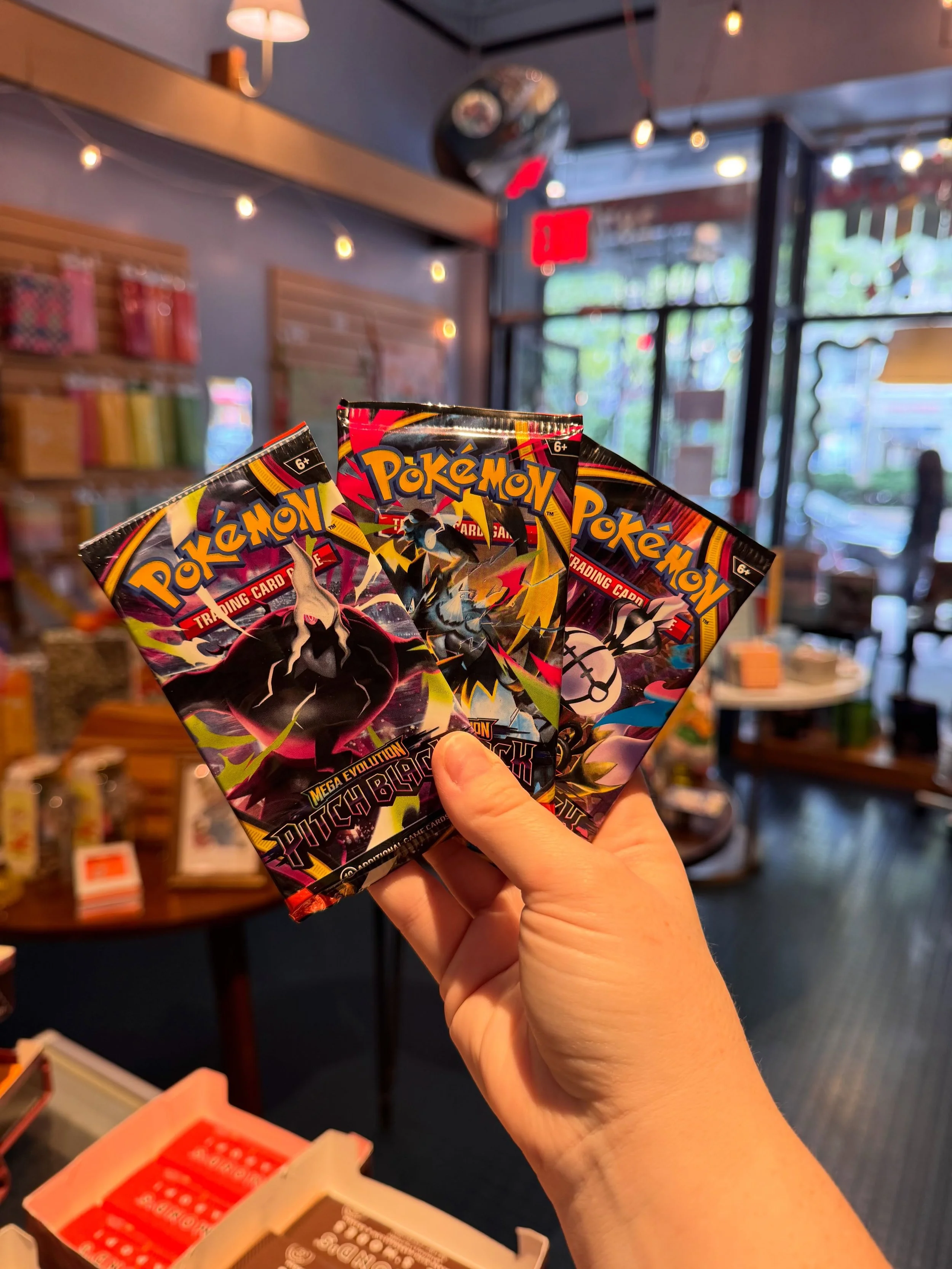 Shhhh... you didn't hear it from us! 👀 #gottacatchemall #pokemonmegaevolution 

*limit two (2) booster packs per customer!

*Skipper's will only be selling Pok&eacute;mon cards in person at our storefront