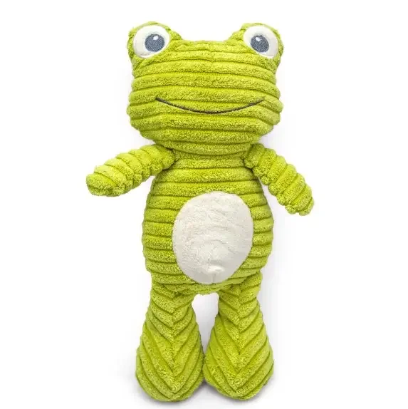 ThoozyPet Tuff & Cuddly Frog Plush Dog Toy