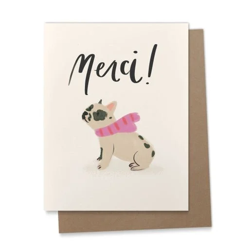 Merci Greeting Card