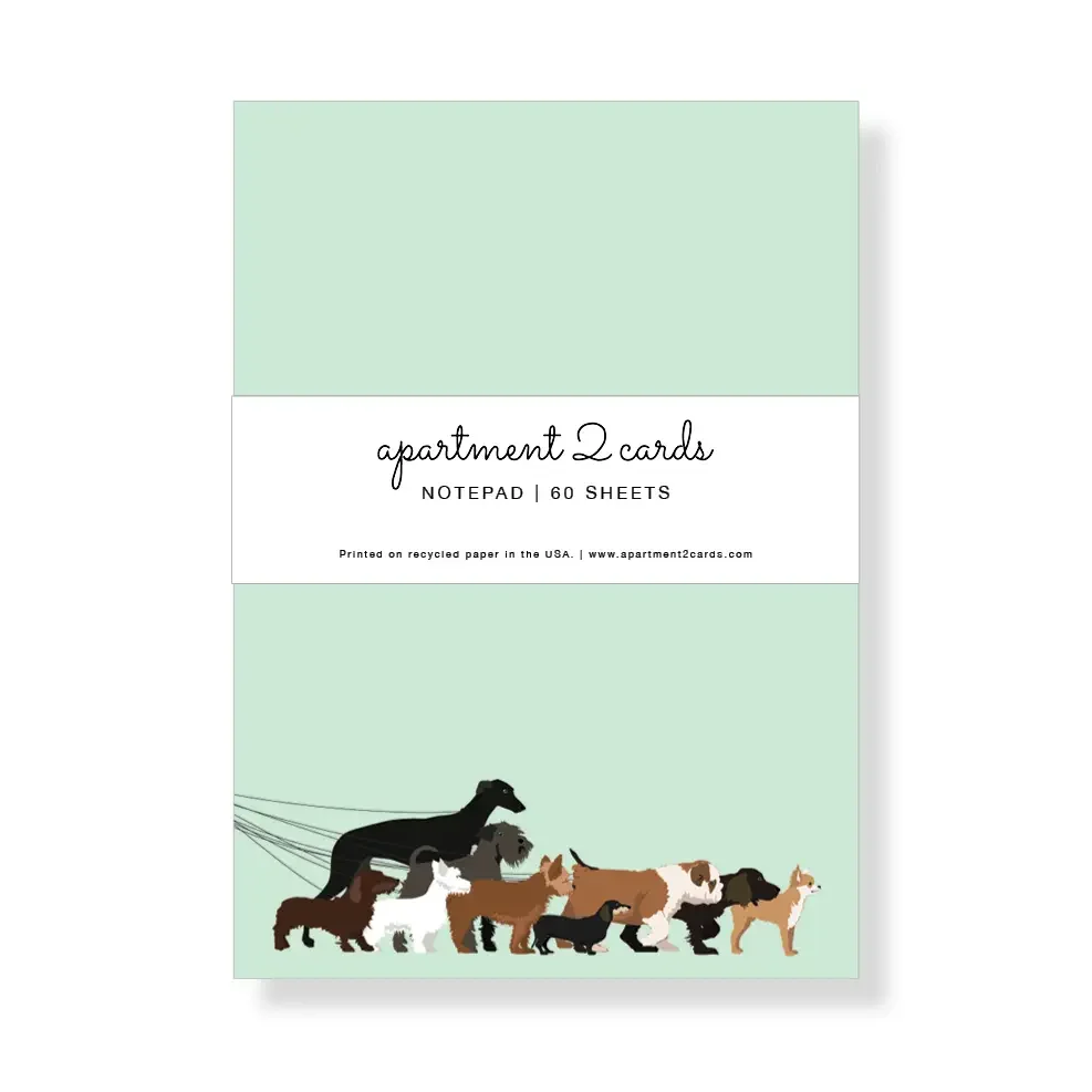 Dogwalk 4.75x6.5" Notepad