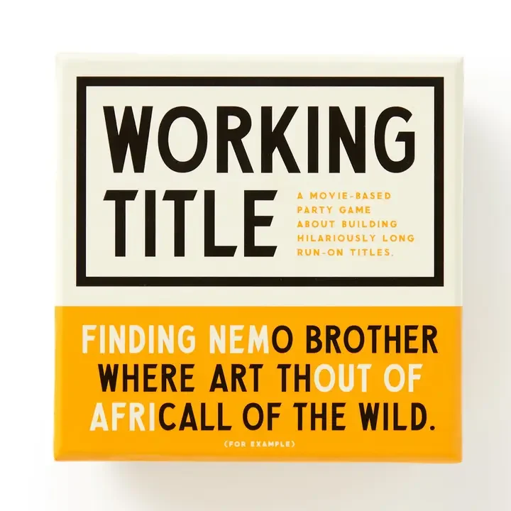 Brass Monkey Working Title Game