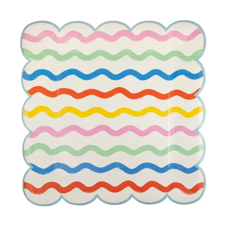 Ric Rac Striped Plate