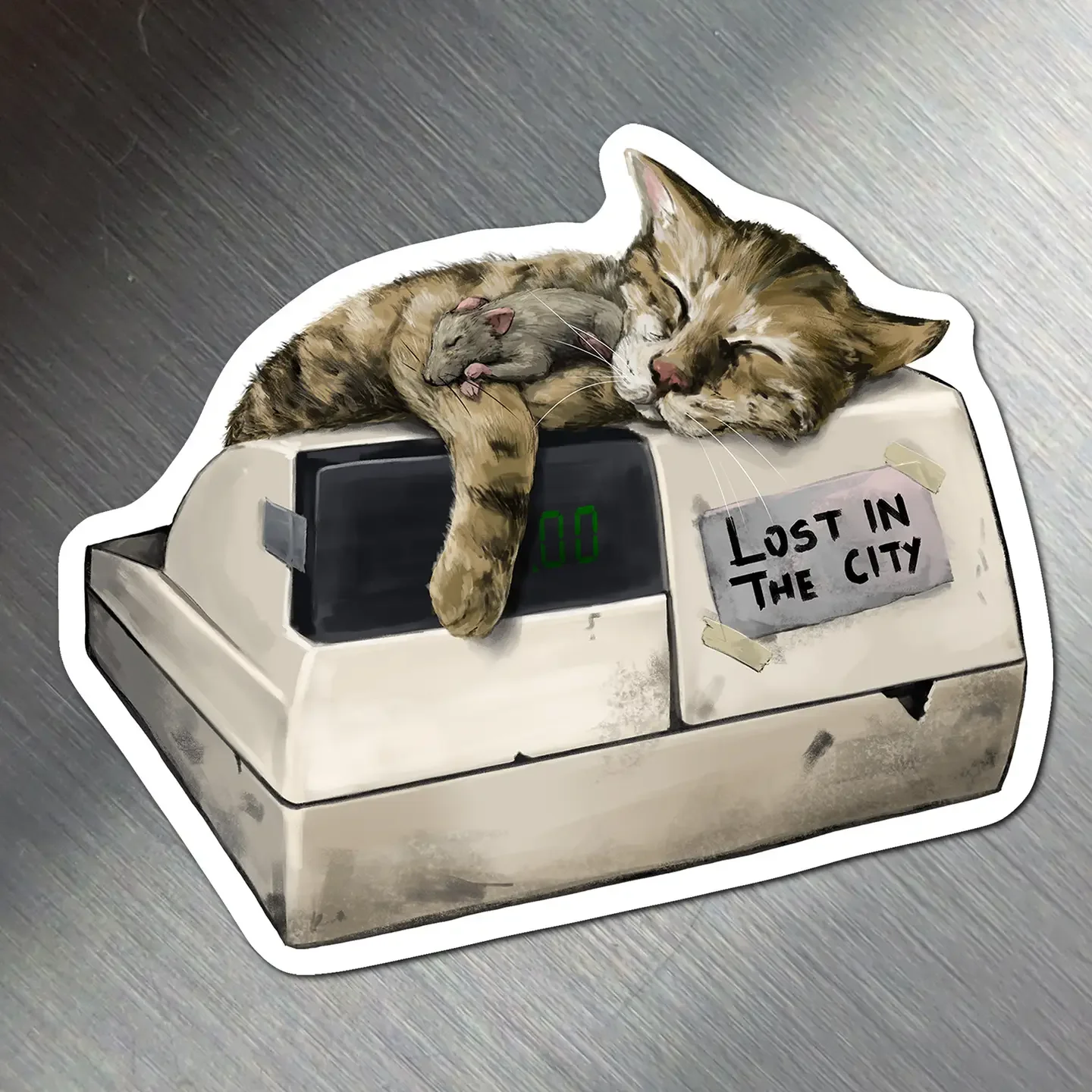 Bodega Cat and Rat Magnet | Lost in the City
