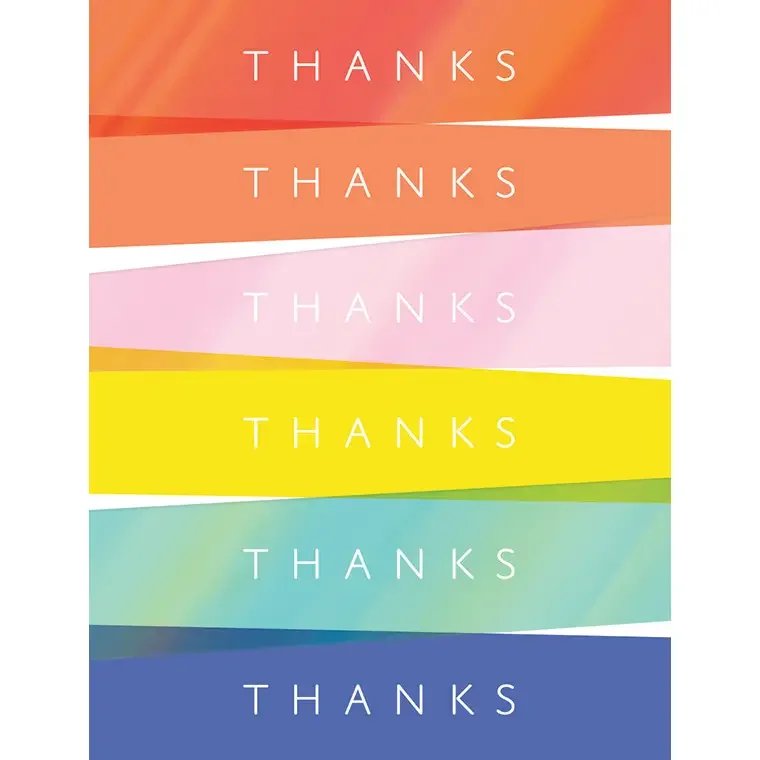 Color Play Boxed Thank You Cards