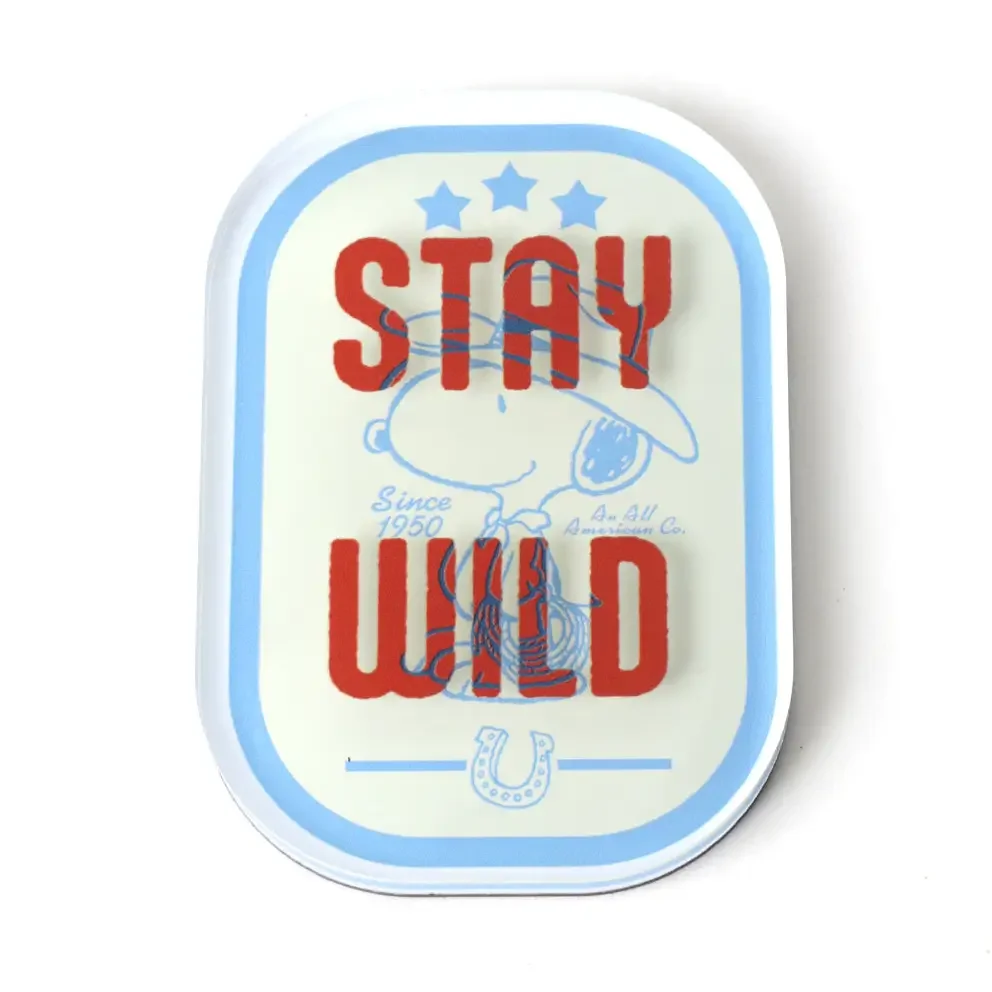 Snoopy Stay Wild Acrylic Magnet