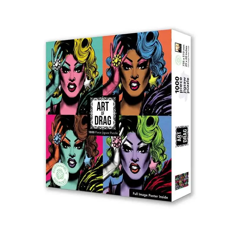 Art of Drag Sustainable Jigsaw Puzzle