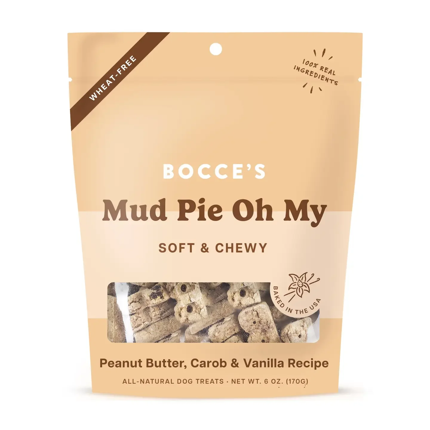 Bocce's Bakery Mud Pie Oh My Soft & Chewy Dog Treats (6 oz.)