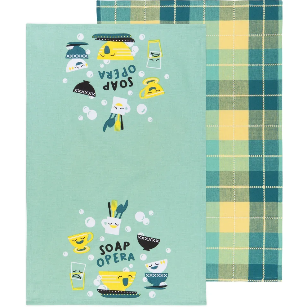 Soap Opera Tea Towels (Set of 2)