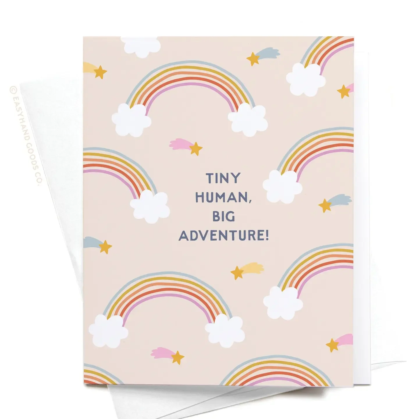 Tiny Human Big Adventure Greeting Card
