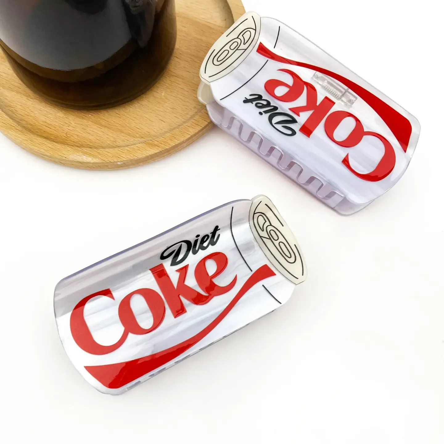 Diet Coke Bottle Claw Clip