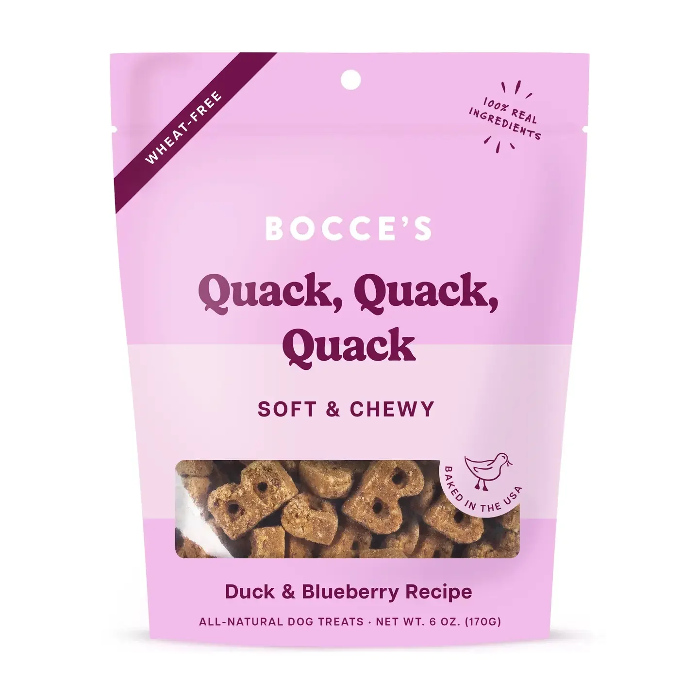 Bocce's Bakery Quack Quack Quack Soft & Chewy Dog Treats (6 oz.)