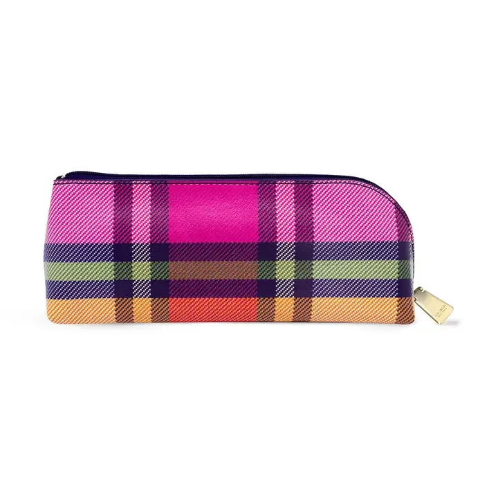 Kate Spade Pencil Case in Grand Plaid Duo