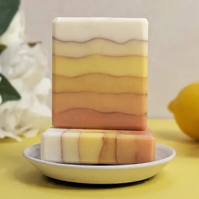 Lemon Chiffon - Exfoliating Yellow Goats Milk Soap