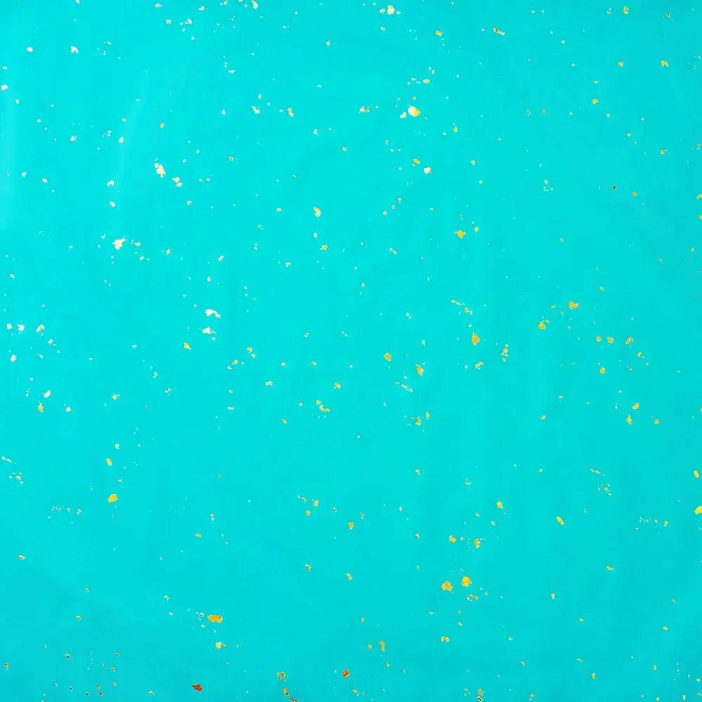 Blue Gold Fleck Stone Wrapping Paper