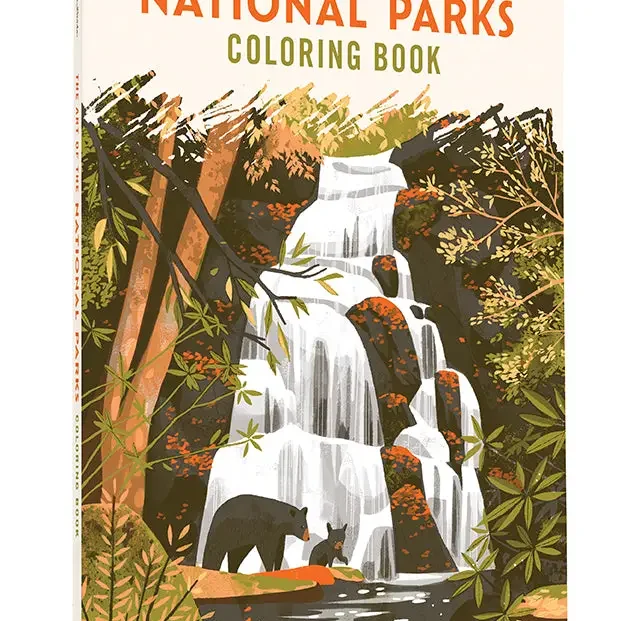 The Art of the National Parks Coloring Book