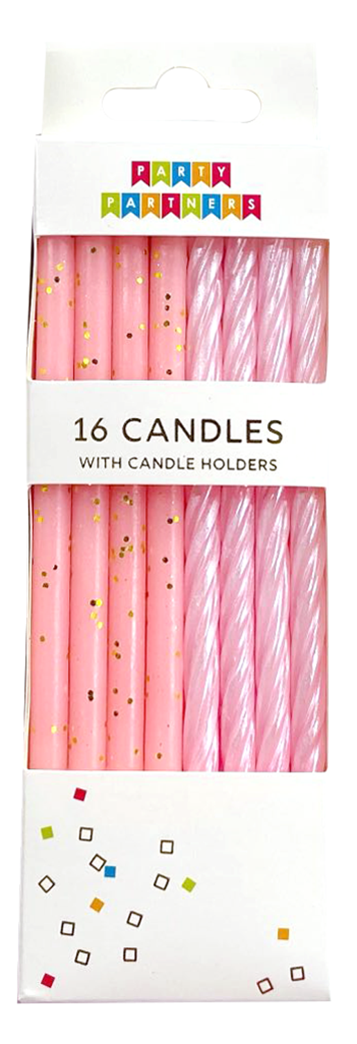 Pink Gradient 16 Candle Set