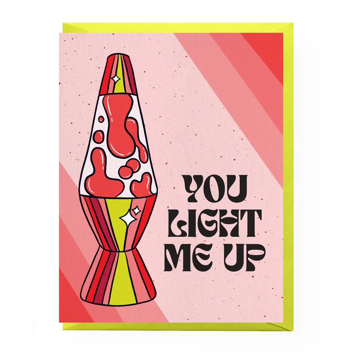 Lava Lamp Love Greeting Card