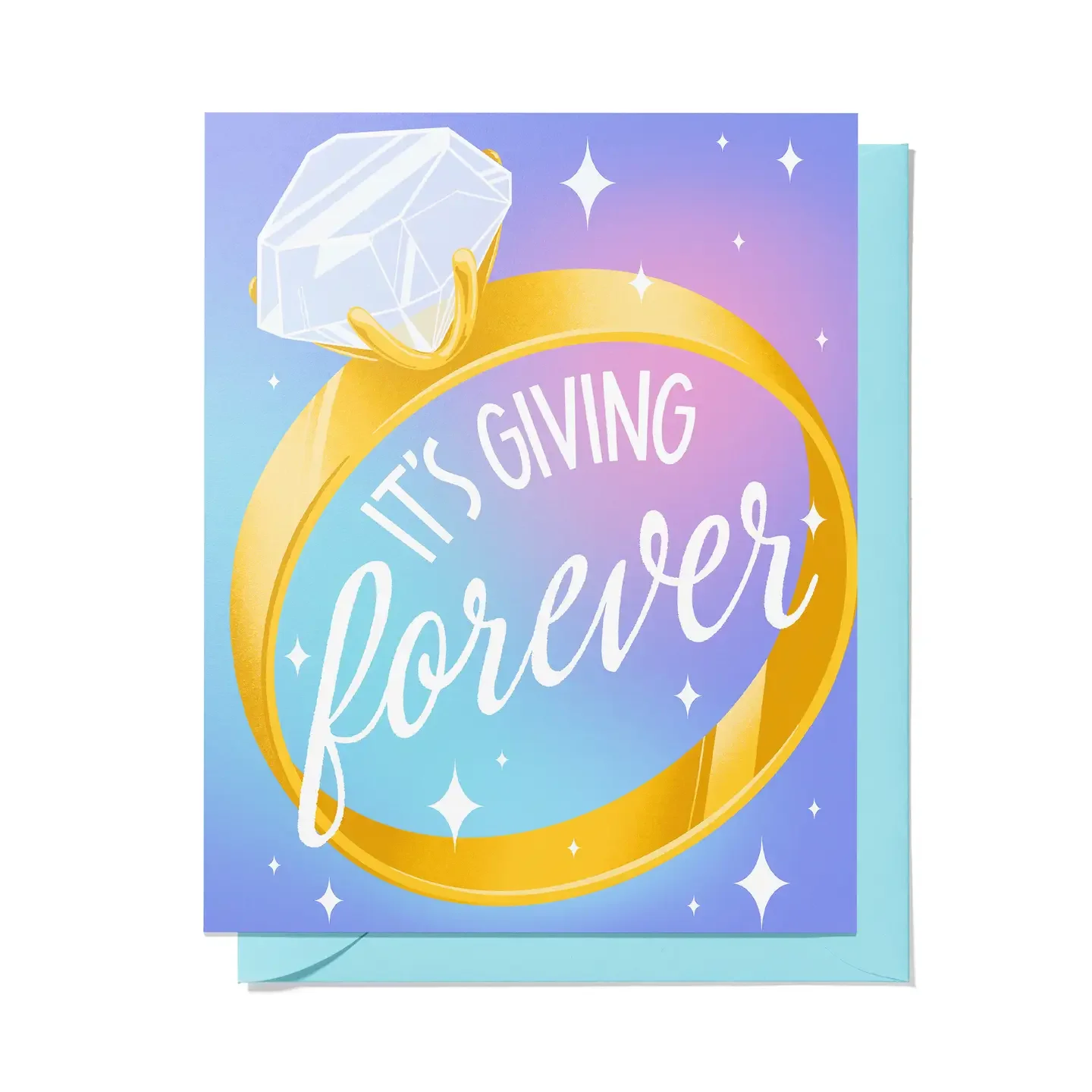 It's Giving Forever Wedding/Engagement Card