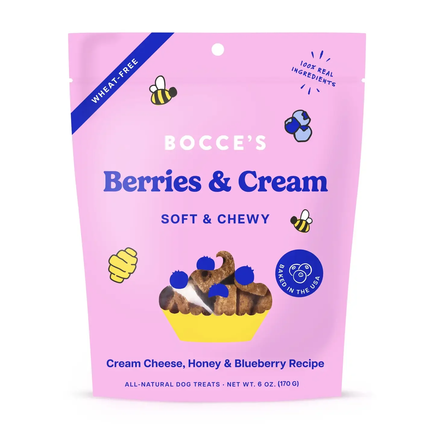 Bocce's Bakery Berries & Cream Soft & Chewy Dog Treats (6 oz.)