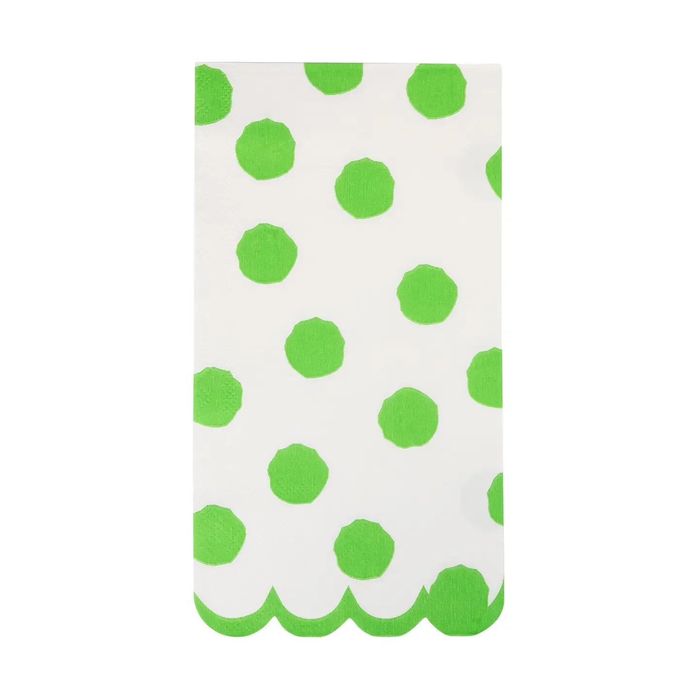 Green Polka Dot Dinner Napkin