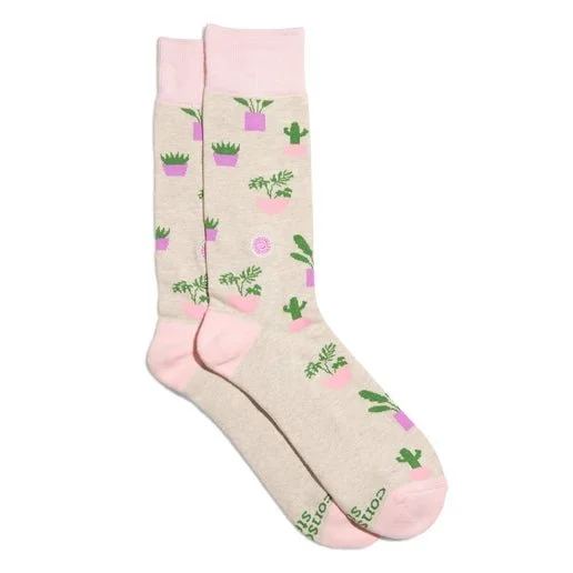 Socks that Support Mental Health (Happy Houseplants): Small