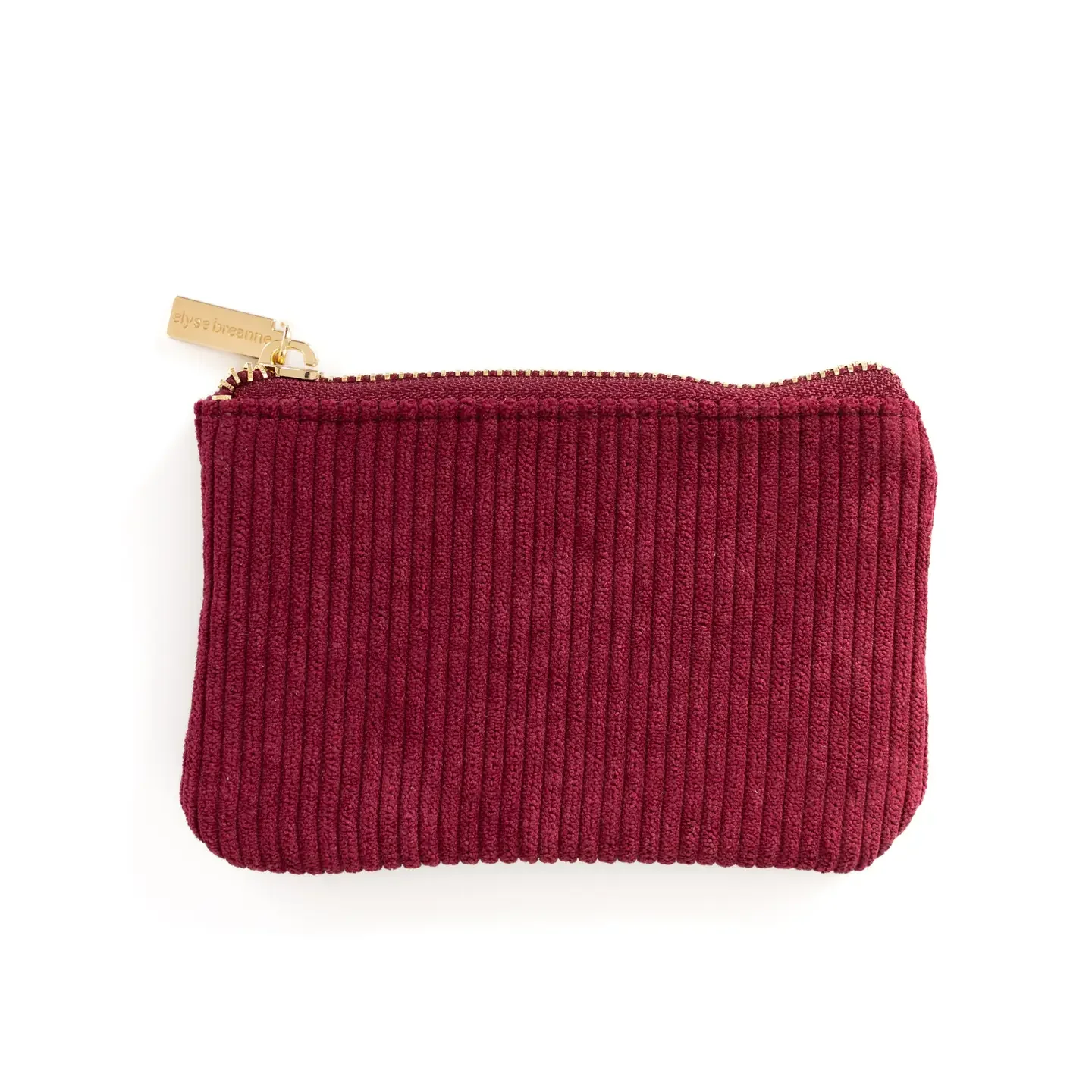 Corduroy Coin Pouch: Ruby