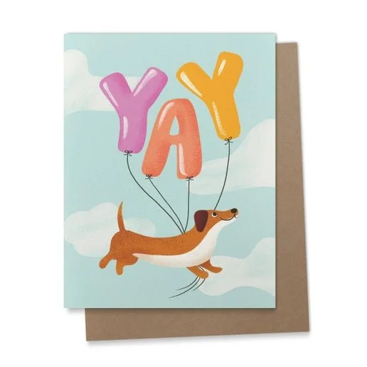 Carried Away Greeting Card