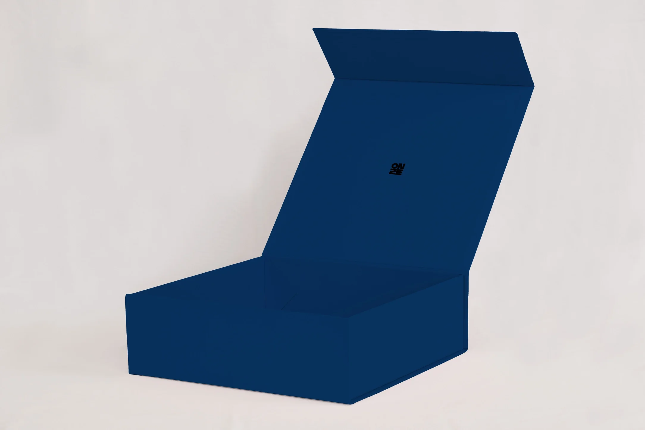 Large Glossy Box: Navy Blue