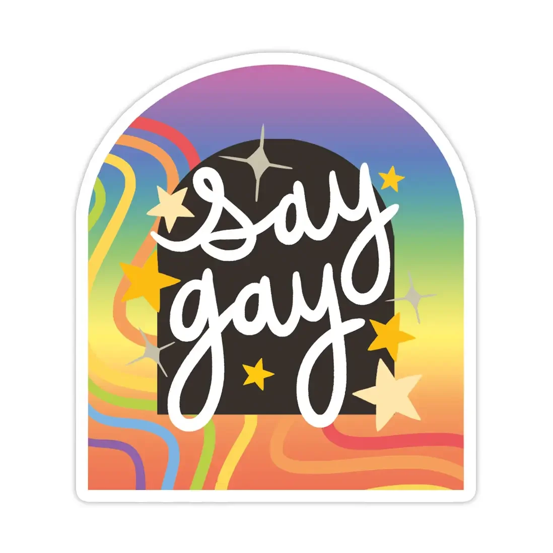 Say Gay Vinyl Sticker