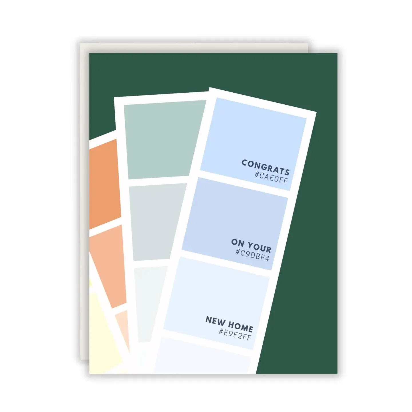 New Home Paint Swatch Card